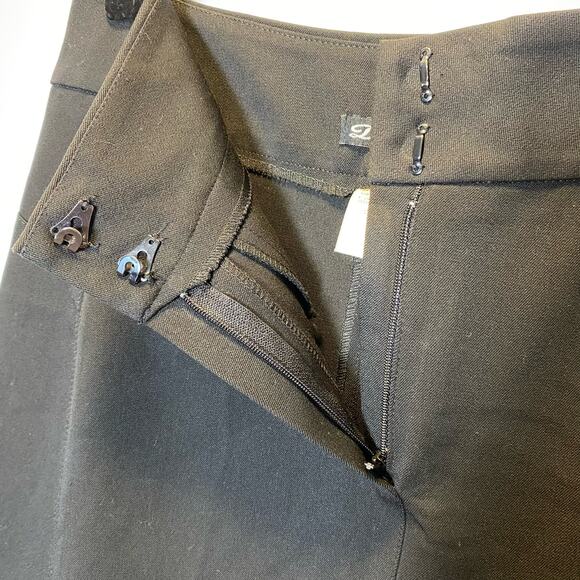 Diab'less Vintage From France Classic Black A-line Embroidered Midi Skirt - Picture 4 of 14